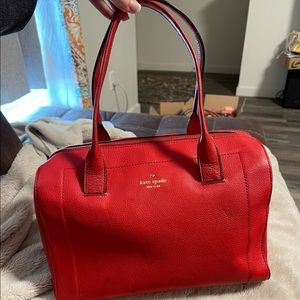 Bright red Kate Spade